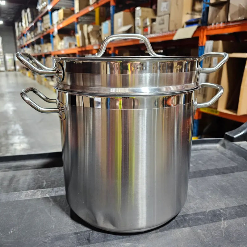 SignatureWares Double Boiler Set, 12 qt, Stainless Steel, SCRATCH & DENT FINAL SALE