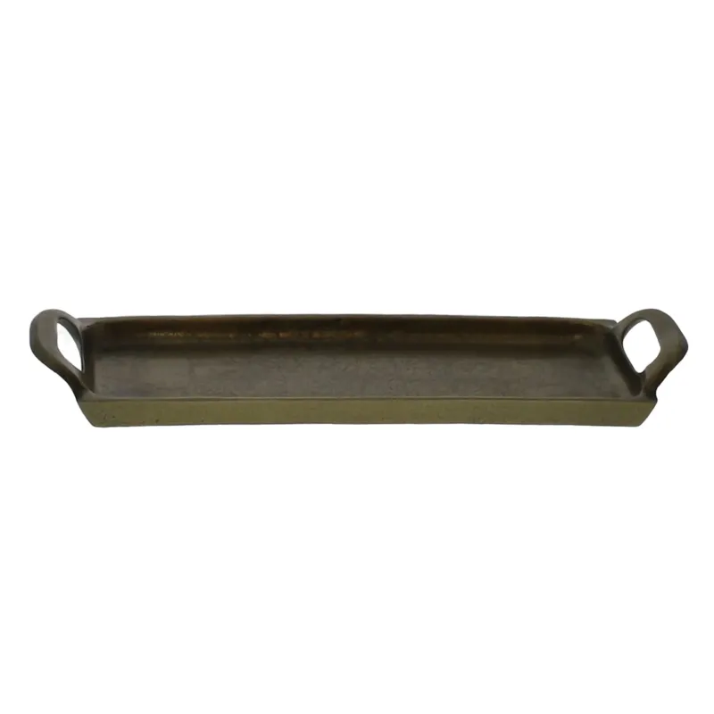Abbott Tray, Brass - Small Set Of 4 By HomArt | Decorative Trays & Dishes | Modishstore