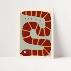Snake | Nursery Print | UNFRAMED