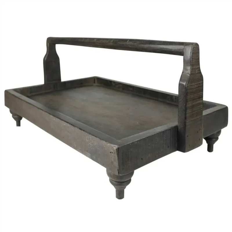 Chedi Serving Tray, Wood | Modishstore | Trays