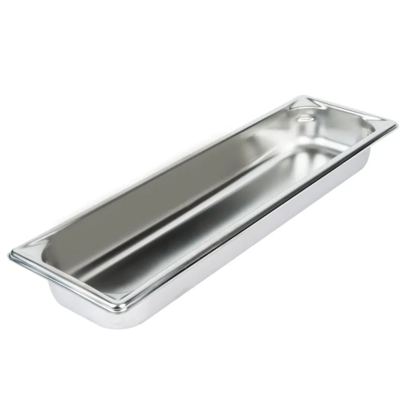 Vollrath Super Pan V Half Long Size Food Pan, 22 Gauge Stainless Steel