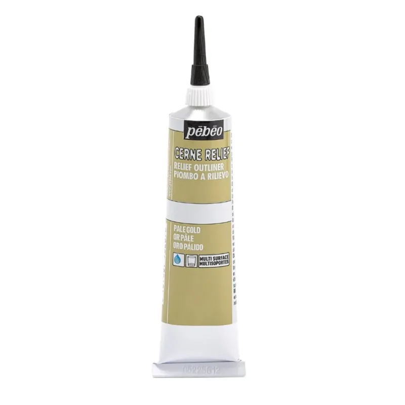 Pebeo Cerne Relief 20ml - Pale Gold
