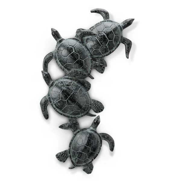 Sea Turtle Quartet Wall Hangings By SPI Home | Wall Decor | Modishstore