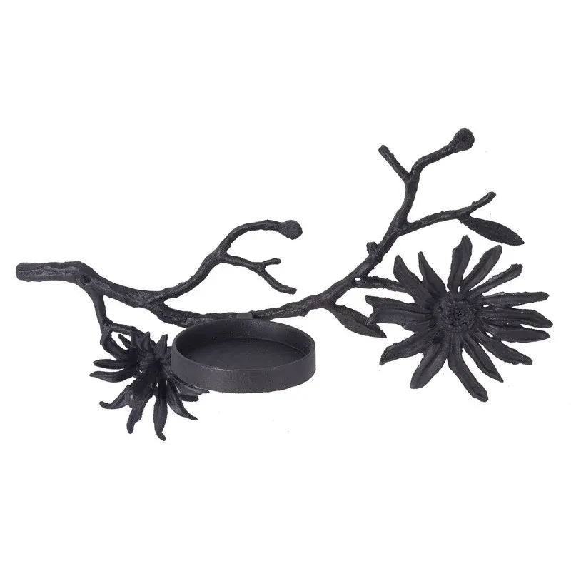 A&B Home Wood Candle Holder - Set Of 2 | Candle Holders | Modishstore