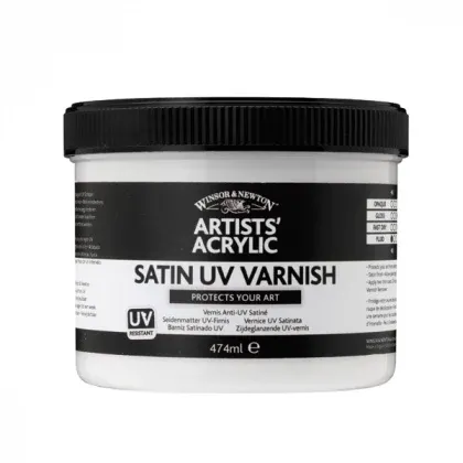 W&N Artists Acrylic Satin UV Varnish 474ml