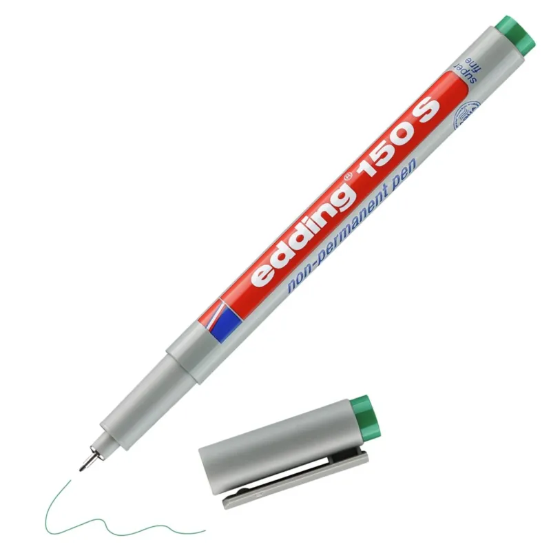 edding 150 S Folienschreiber Grün – Non-Permanent 0,3 mm