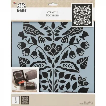 FA Stencil - Modern Folk - 8.5" x 9.5"
