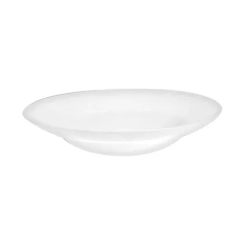 Continental China Nouveau Pasta Plate, 14 oz, White (12-pack)