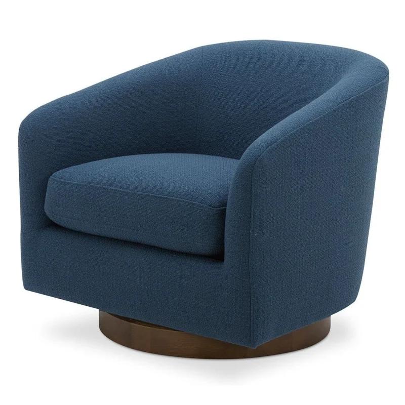 Oscy Swivel Chair | Dark Atlantic