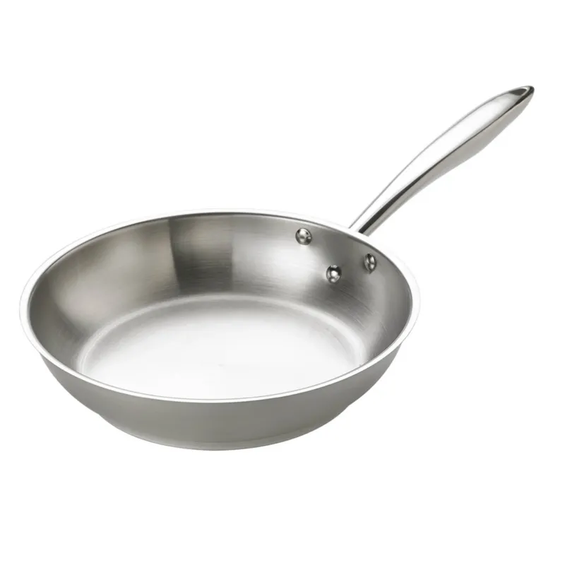 Browne | Thermalloy Deluxe Fry Pan, Stainless Steel - ChefEquipment.com