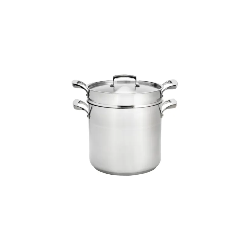 Browne | Thermalloy Double Boiler 3 Piece Set, Stainless Steel - ChefEquipment.com