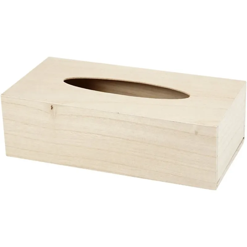 Tissue Box Holder Size 27X14X8cm Paulowni