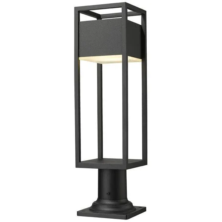 Barwick LED Pier Mounted Outdoor Lantern | Small