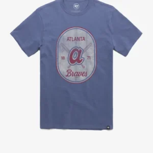ATLANTA BRAVES COOPERSTOWN CROSS PATCH '47 SCRUM TEE