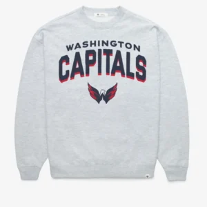 WASHINGTON CAPITALS CAMPUS ARCH CLOUD '47 OVERSIZED CREW WOMENS