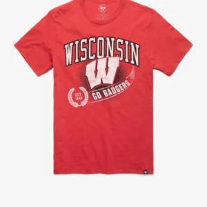 WISCONSIN BADGERS STREAK '47 SCRUM TEE
