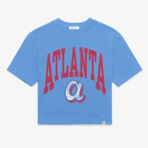 ATLANTA BRAVES CITY CONNECT SHALE '47 REED CITY TEE WOMENS