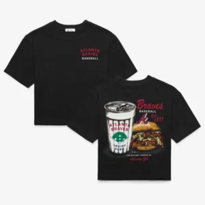 ATLANTA BRAVES GRAB 'N GO '47 REED CITY TEE WOMEN