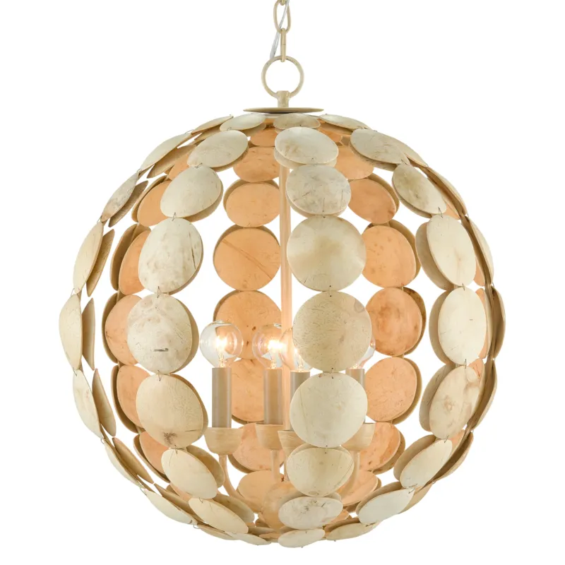 Tartufo 19" Chandelier | Coco Shell