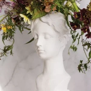Acropolis Head Sculpture Planter Collection By Accent Decor | Vases | Modishstore - 1