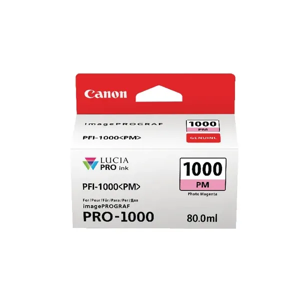 Canon PFI-1000PM Inkjet Cartridge Photo Magenta 0551C001