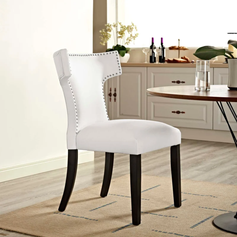 Modway Curve Vinyl Dining Chair - EEI-2220 | Dining Chairs | Modishstore - 1