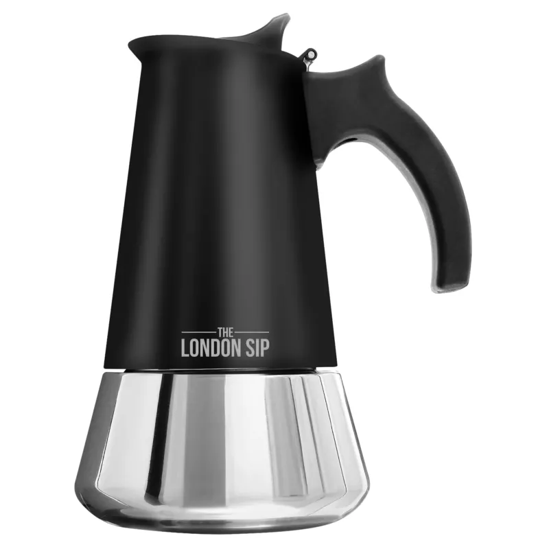 London Sip Stovetop Espresso Coffee Maker, 3 cup