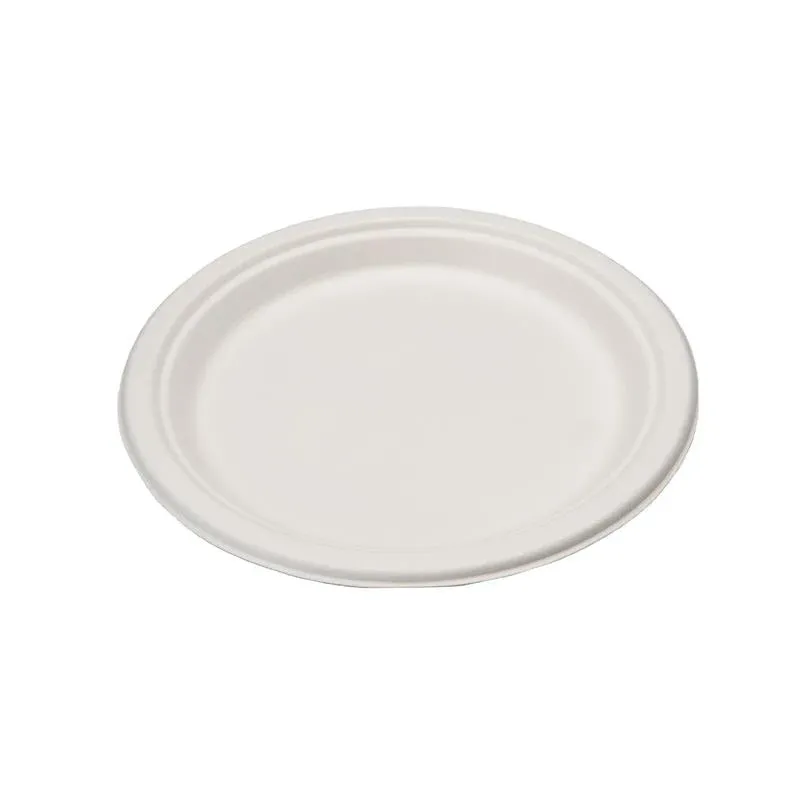 Eco-Packaging Compostable Dinner Plate, 9" (500-pack)