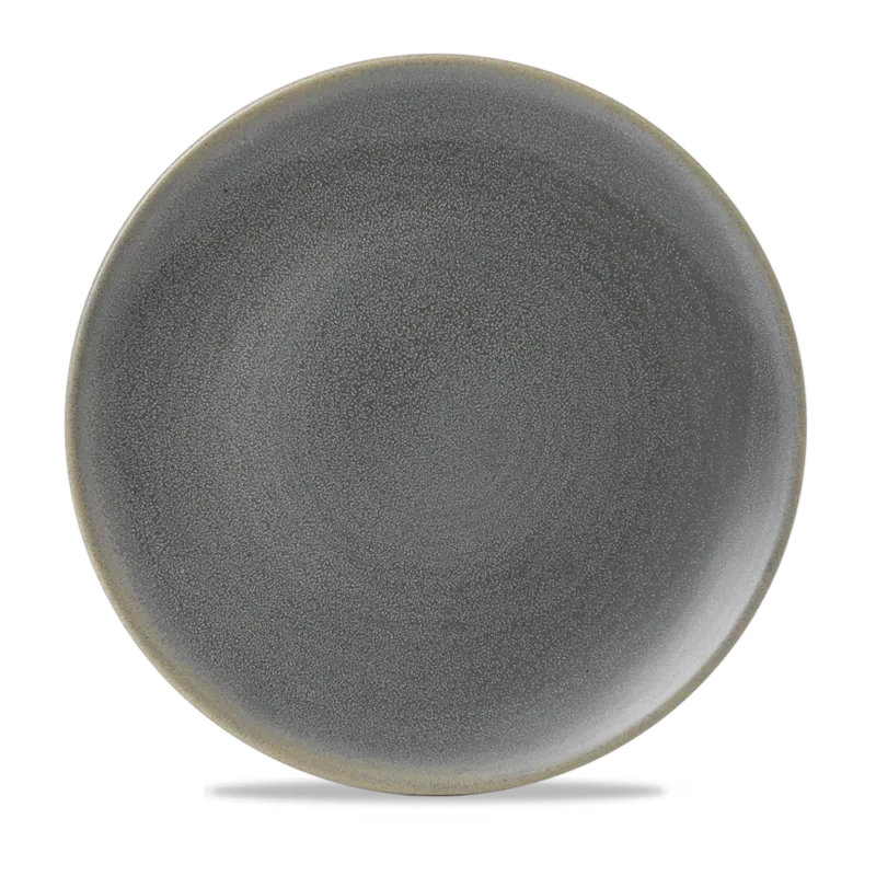 Dudson Evo Granite Coupe Plate, 10.75", Grey (12-pack)