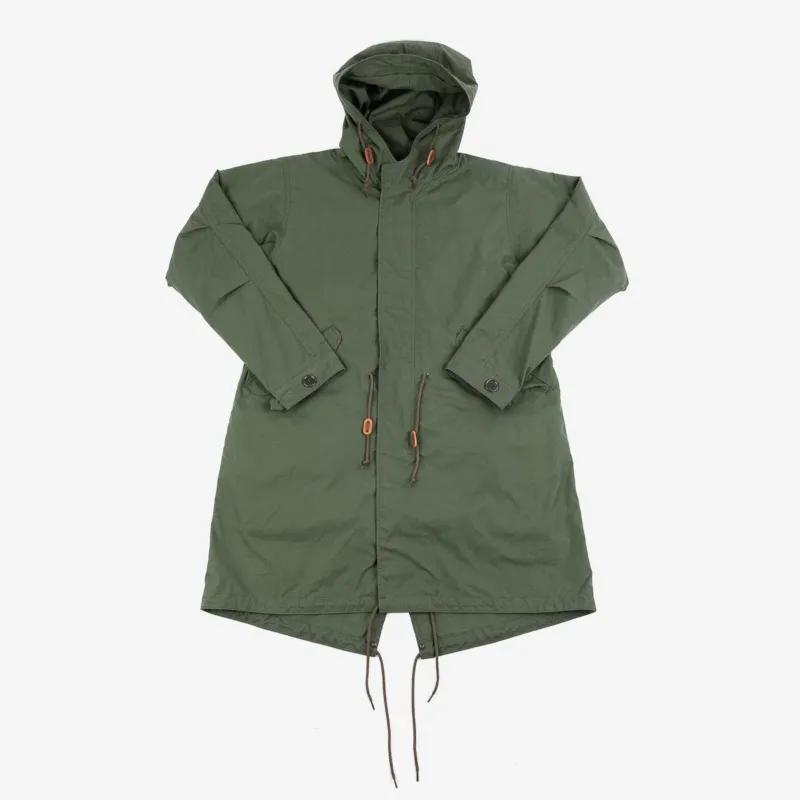 Image showing the IHM-38-OLV - 5oz Quilted Lining M-51 Type Field Coat - Olive which is a Jackets described by the following info IHSALE_M23, Iron Heart, Jackets, Released, Tops and sold on the IRON HEART GERMANY online store