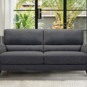 Kester 81" Square Arm Dark Gray Fabric Sofa By Armen Living | Sofas | Modishstore