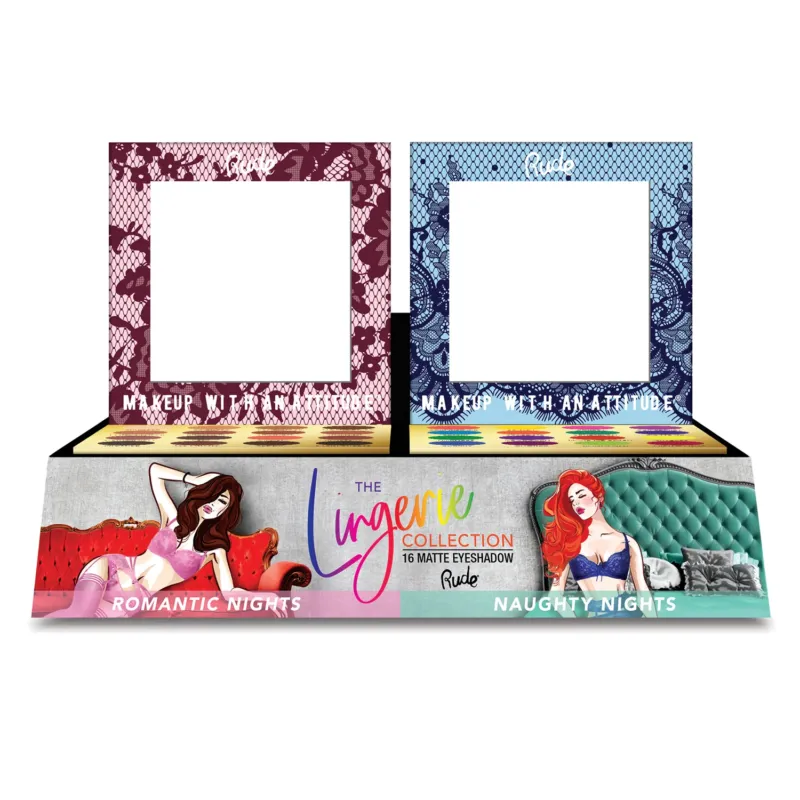 Lingerie Collection Eyeshadow Palette Display Set, 24pcs