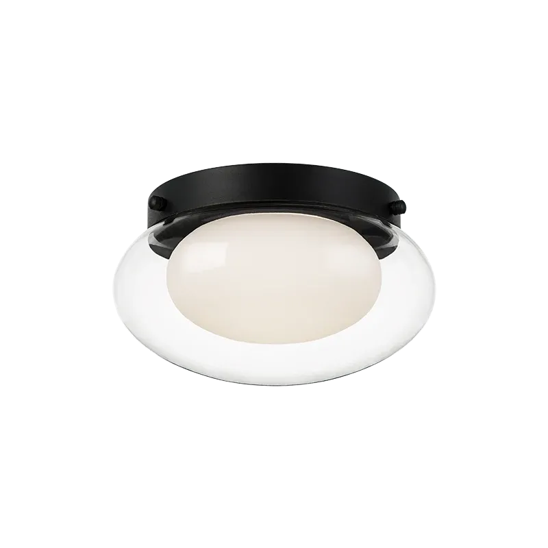 Caspian 11" Flush Mount | Matte Black
