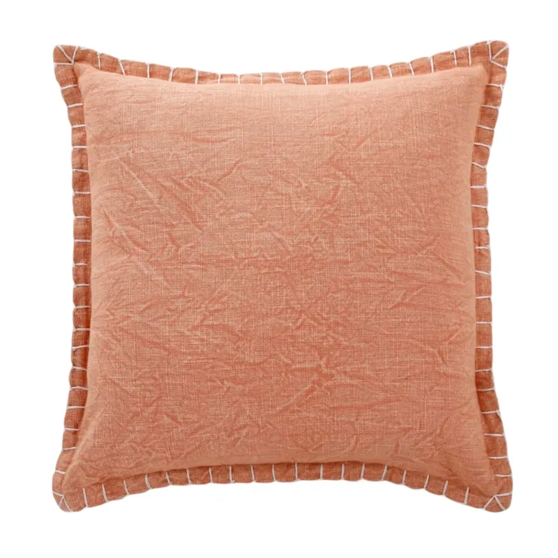 Stone Washed Rasberry Blush Throw Pillow | Cushion Cover