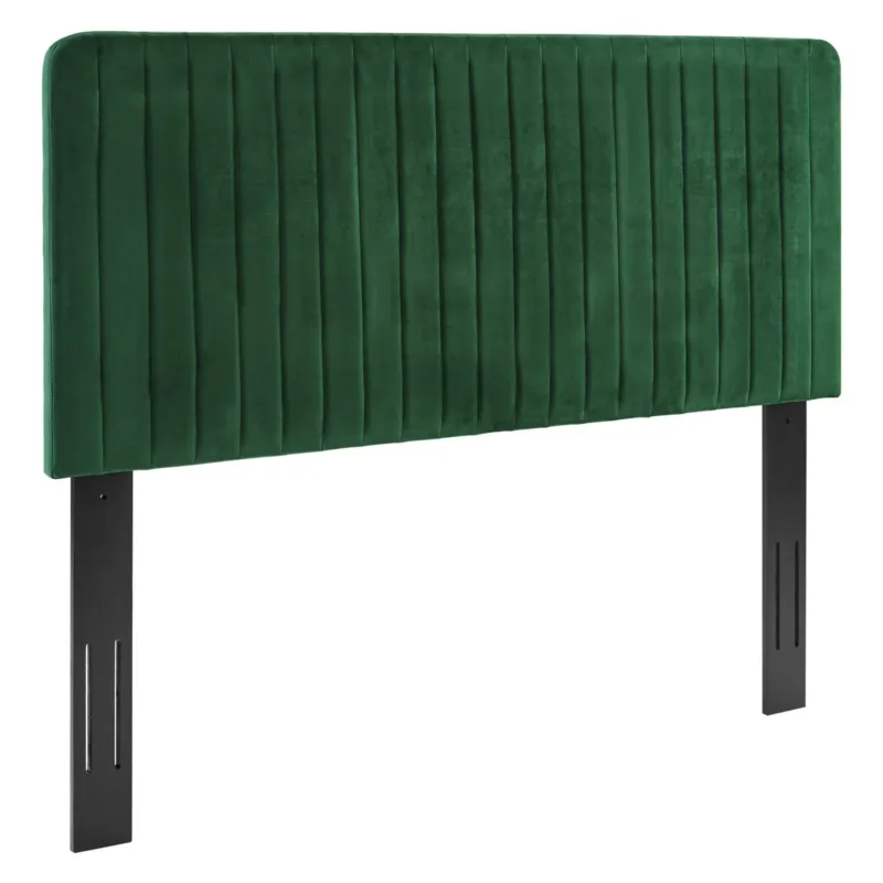 Modway Milenna Channel Tufted Performance Velvet King/California King Headboard - MOD-6341 | Headboards | Modishstore - 1