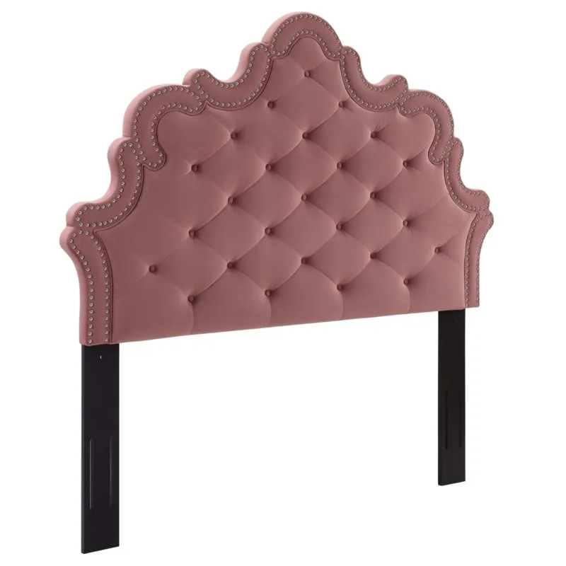 Arabella Button-Tufted Performance Velvet Full/Queen Headboard By Modway - MOD-6563 | Headboards | Modishstore - 1