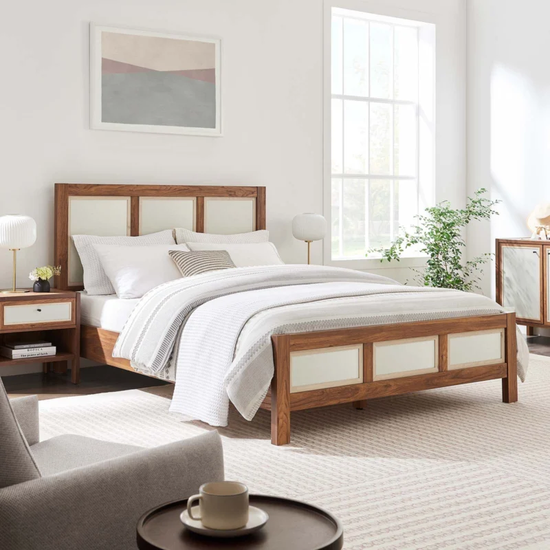 Capri Queen Wood Grain Platform Bed By Modway - MOD-7119 | Beds | Modishstore - 1