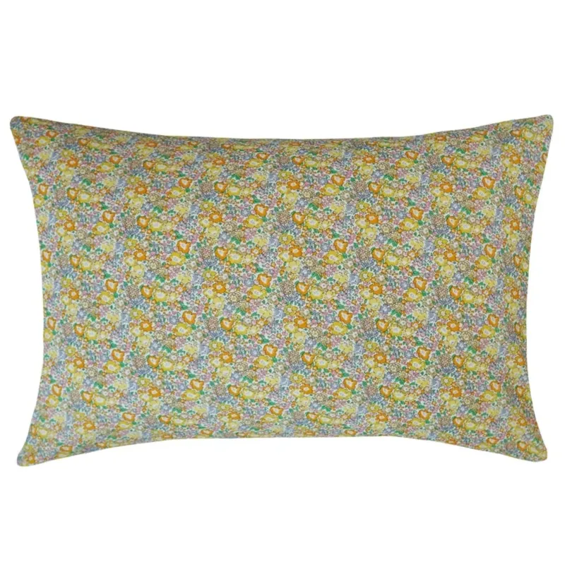 Pillowcase made with Liberty Fabric MICHELLE MUSTARD - Coco & Wolf