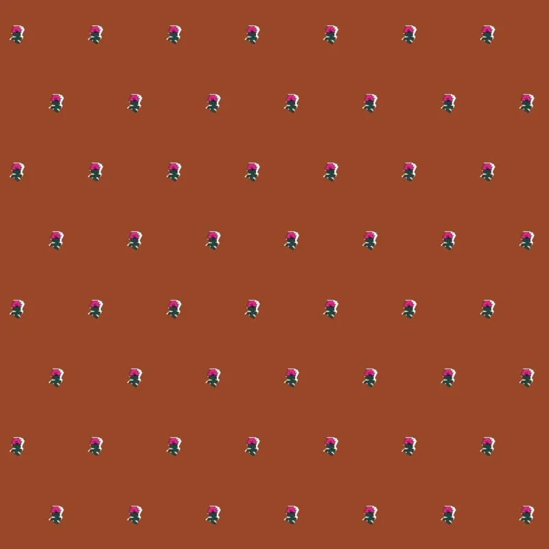 Pixel Posey Wallpaper, Camellia, Roll