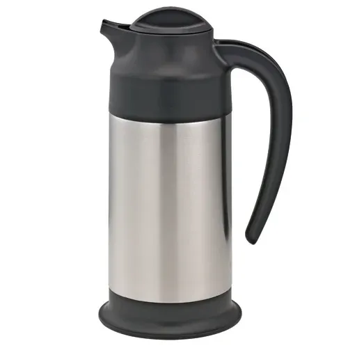 Service Ideas | SteelVac Vacuum Insulated Creamer Carafe, 24 oz, Footed Base - ChefEquipment.com