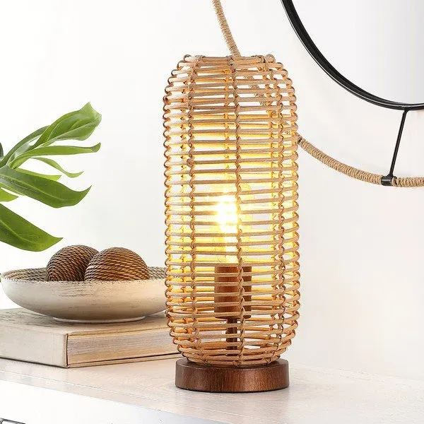 Safavieh Eveline Table Lamp - Brown | Table Lamps | Modishstore