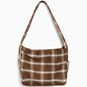 Handbags Arte Antwerp Plaid Unisex Shoulder Bag - AW26-153AC-Plaid