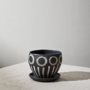 Hootie Hoo Pot Set of 2 By Accent Decor | Planters, Troughs & Cachepots | Modishstore - 1