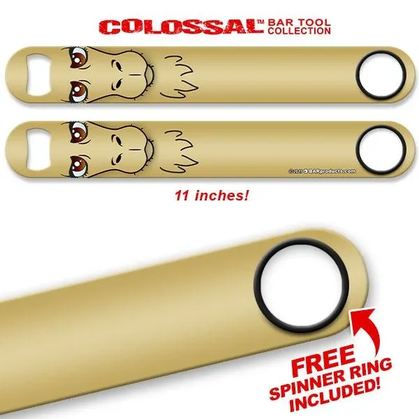 Kolorcoat™ 11" Long COLOSSAL™ Speed Bottle Opener – Longneck Camel