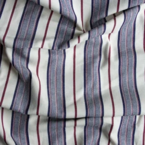 Aura Handwoven Stripe Fabric | Eclipse Veil