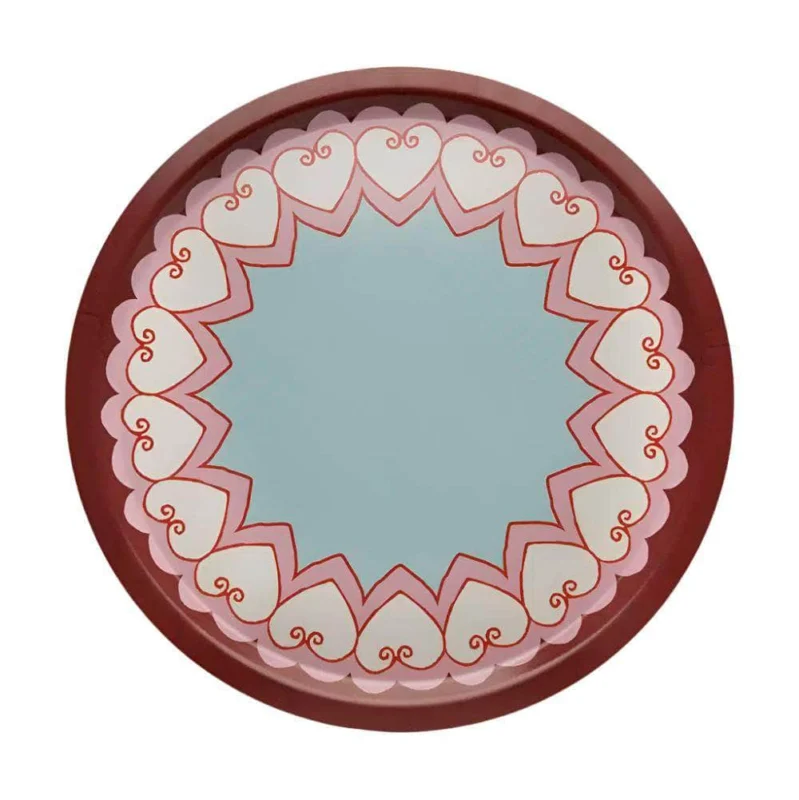 ROUND BIRCH WOOD TRAY - L'AMOUR-