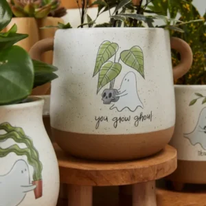 Optimistic Ghost Pot Set of 4 By Accent Decor | Planters, Troughs & Cachepots | Modishstore - 1