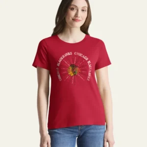 CHICAGO BLACKHAWKS SHINE LINES '47 WOMEN'S EVERYDAY TEE