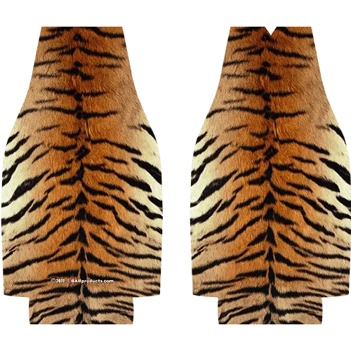 Kolorcoat™ Zipper Bottle Cooler - Tiger